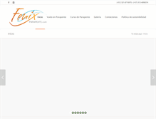 Tablet Screenshot of fenixparapente.com